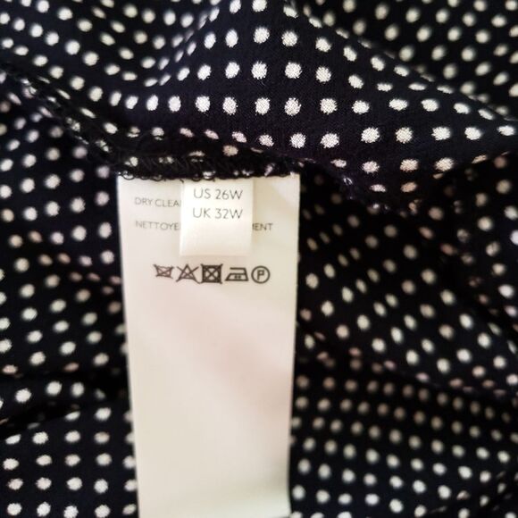 NWT Anthro Maeve Ingrid Polka Dot Wrap Front Tie Long Sleeve Top/Blouse - Picture 13 of 13